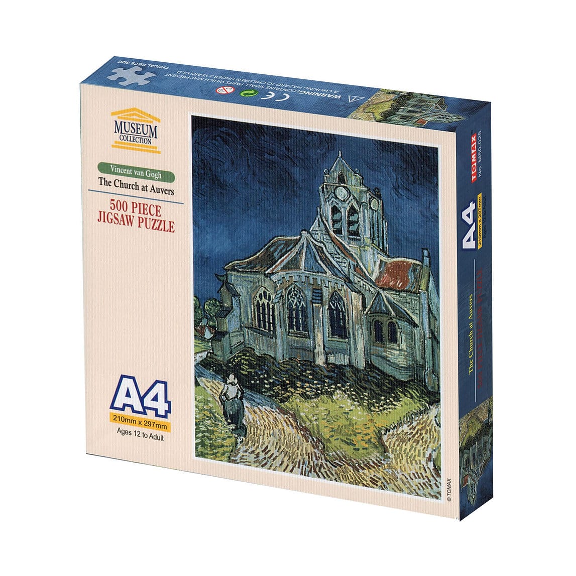 The Church At Auvers Mini Puzzle