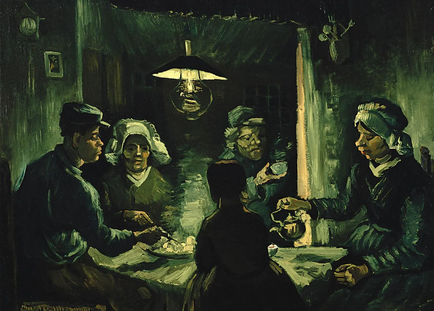 The Potato Eaters Mini Puzzle Fine Art