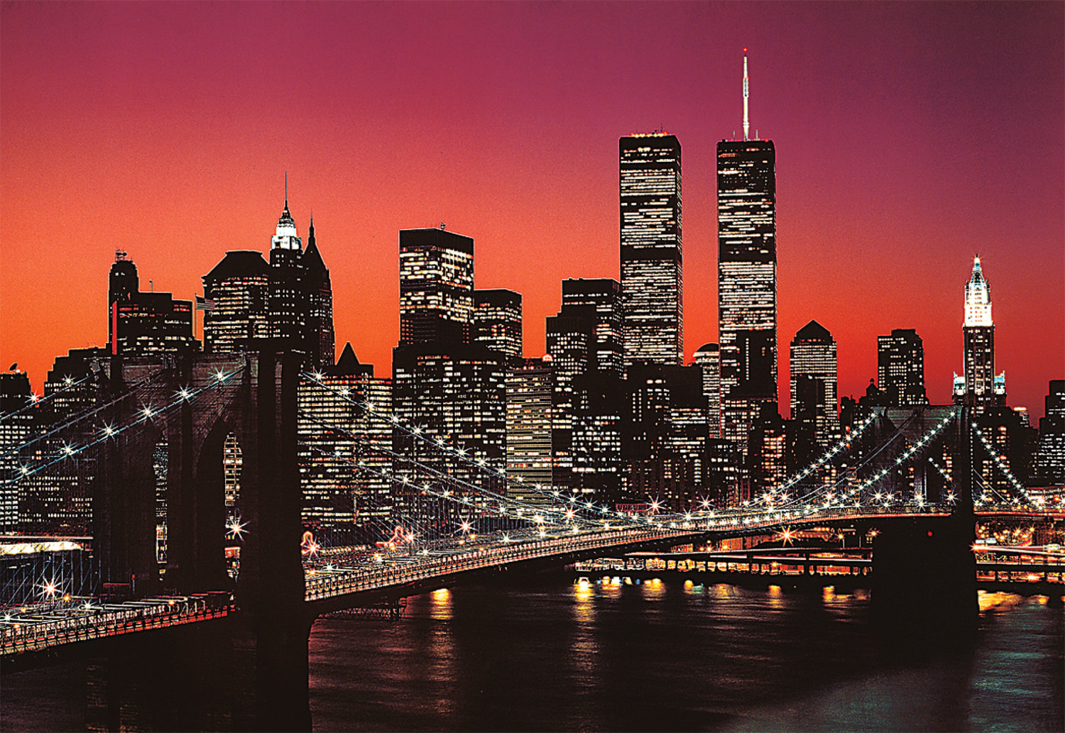Twilight in New York New York Glow in the Dark Puzzle