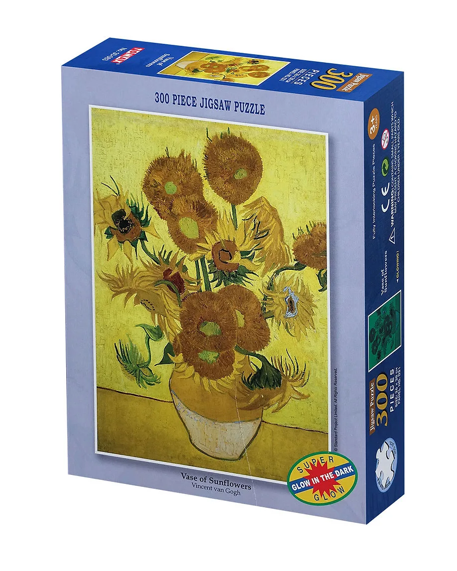 Vase of Sunflowers