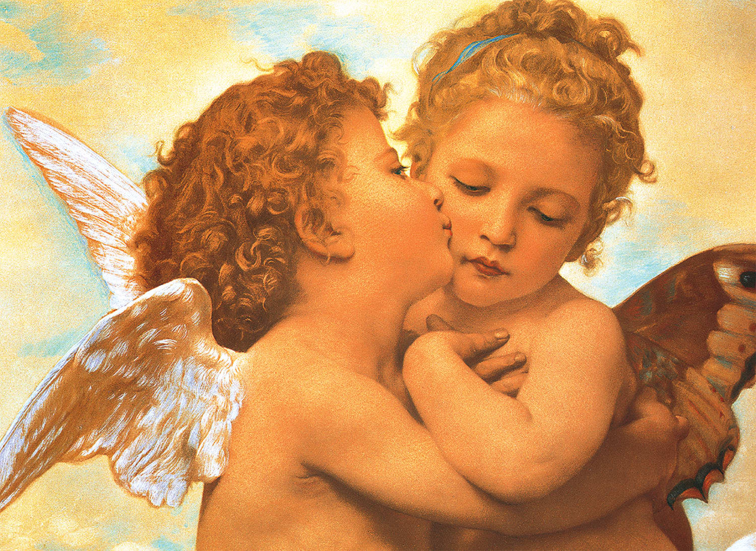 Putto's Kiss Fine Art