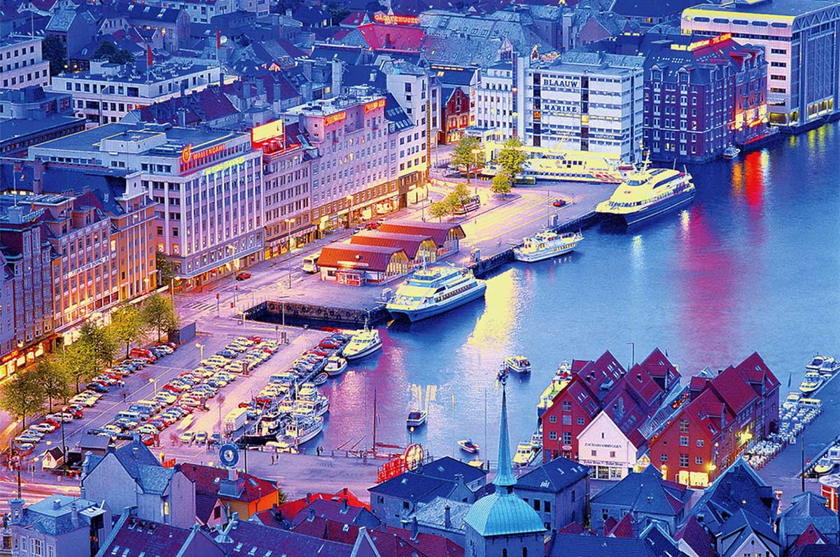 Bergen, Norway Boat Jigsaw Puzzle
