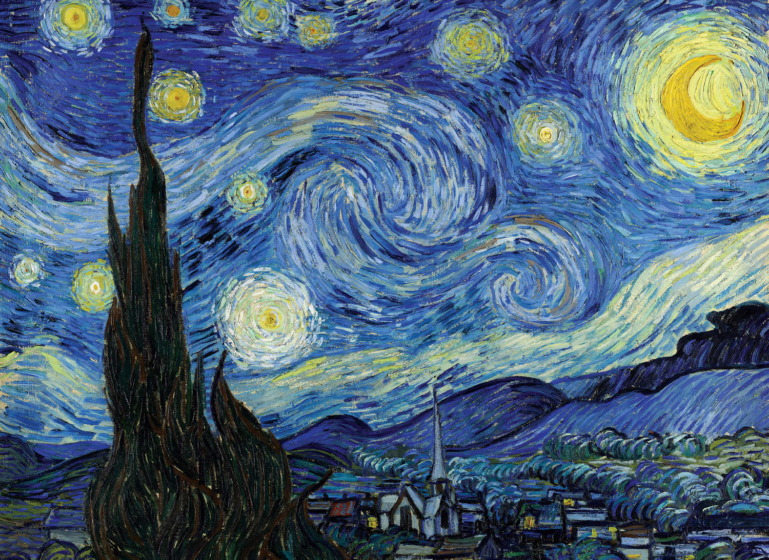 Starry Night Glow In The Dark Fine Art