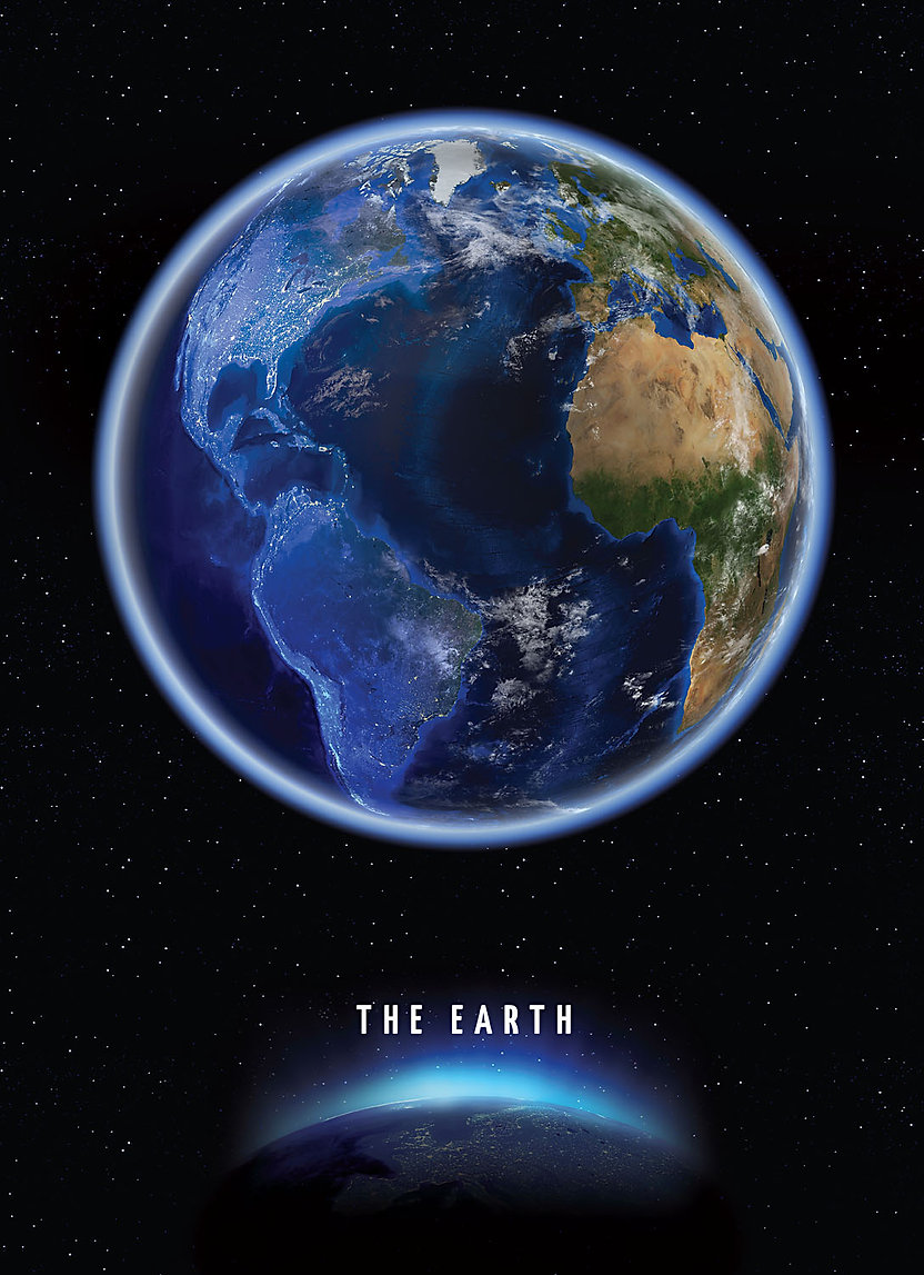 The Earth Space Glow in the Dark Puzzle