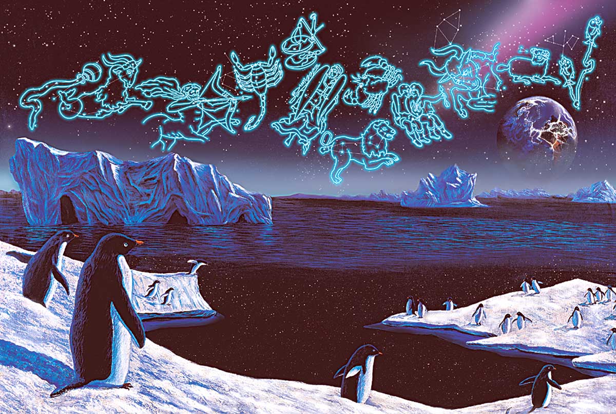 Legends Of Starry Sky Winter Glow in the Dark Puzzle