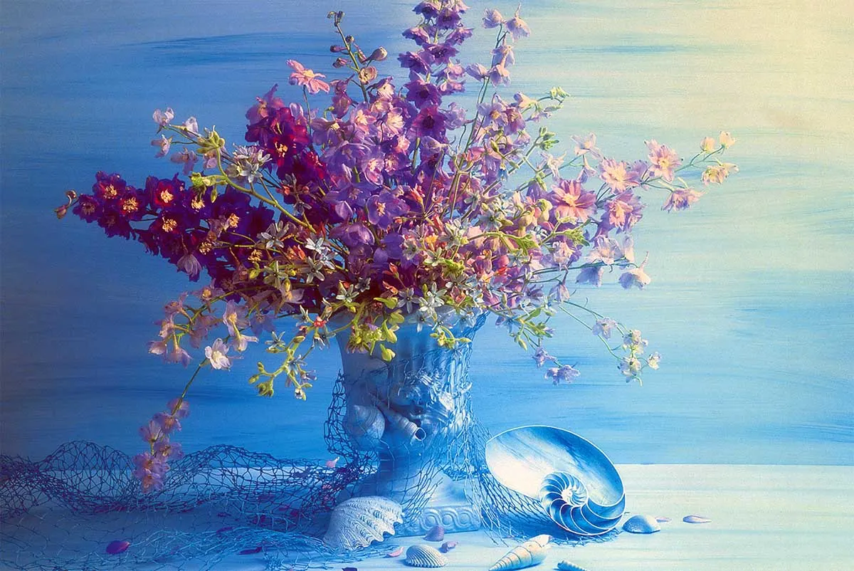 Purple Arrangement Flower & Garden