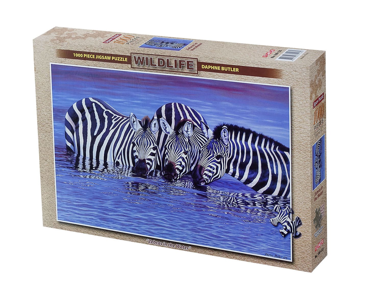 Zebras in The Water
