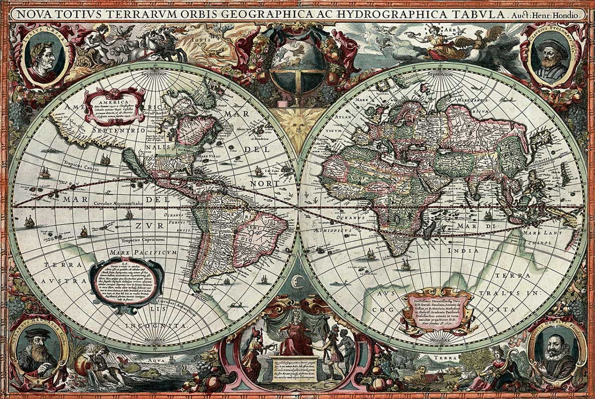Historical World Map Maps & Geography