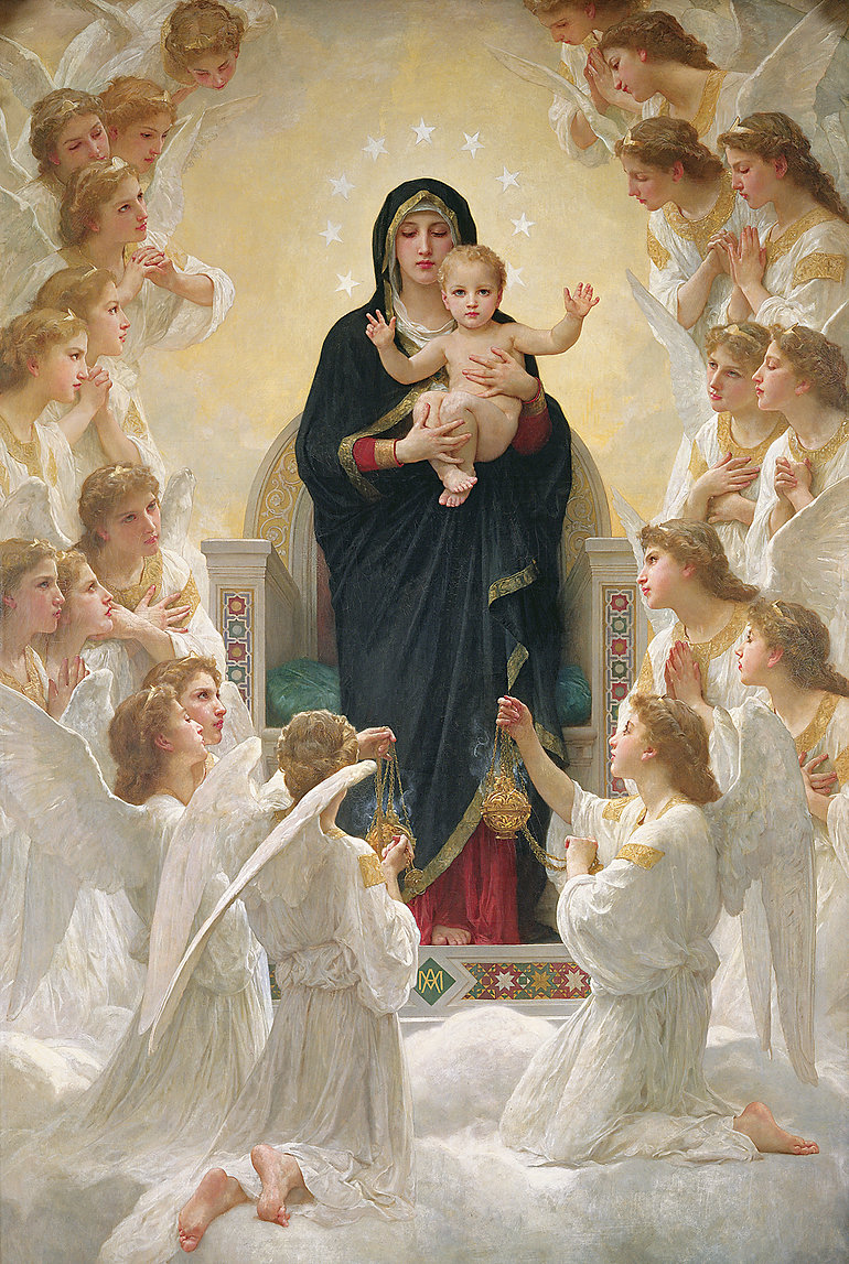 The Virgin with Angels Fine Art Jigsaw Puzzle