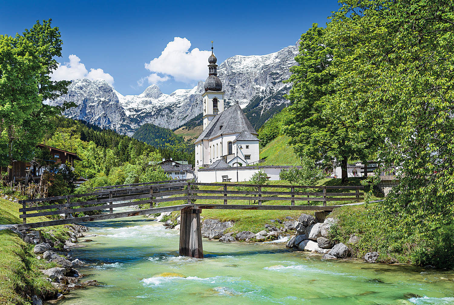 Church in Ramsau, Germany Religious