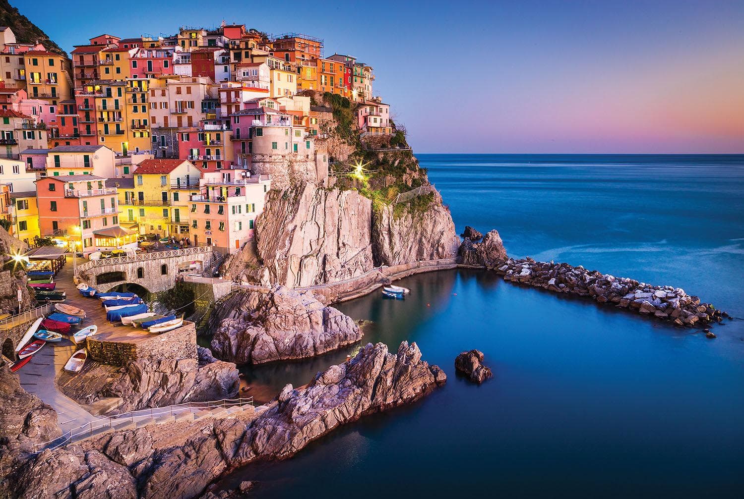 Picturesque Village Manarola Italy