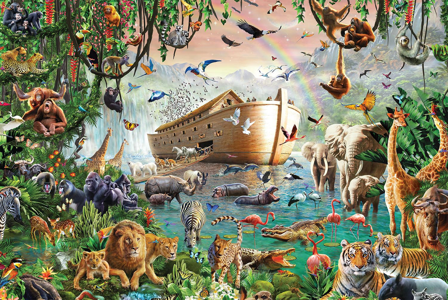 Noah's Ark Religious Jigsaw Puzzle