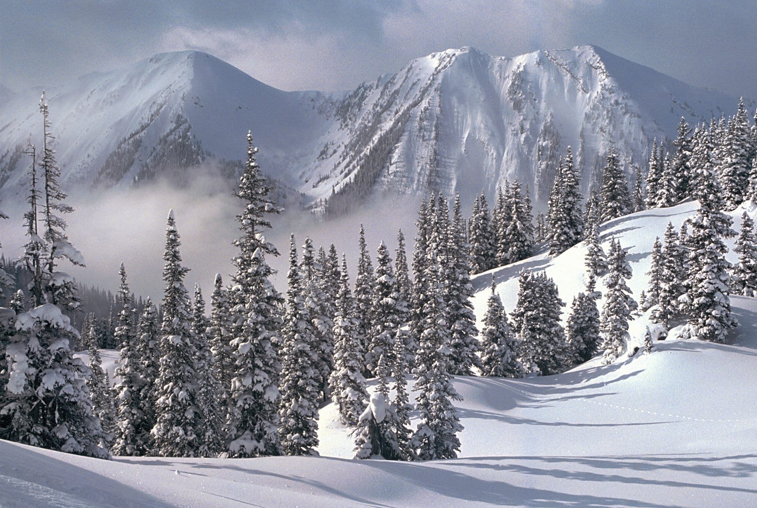Snowy Winter Mountain