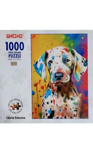 Colorful Dalmatian Dogs