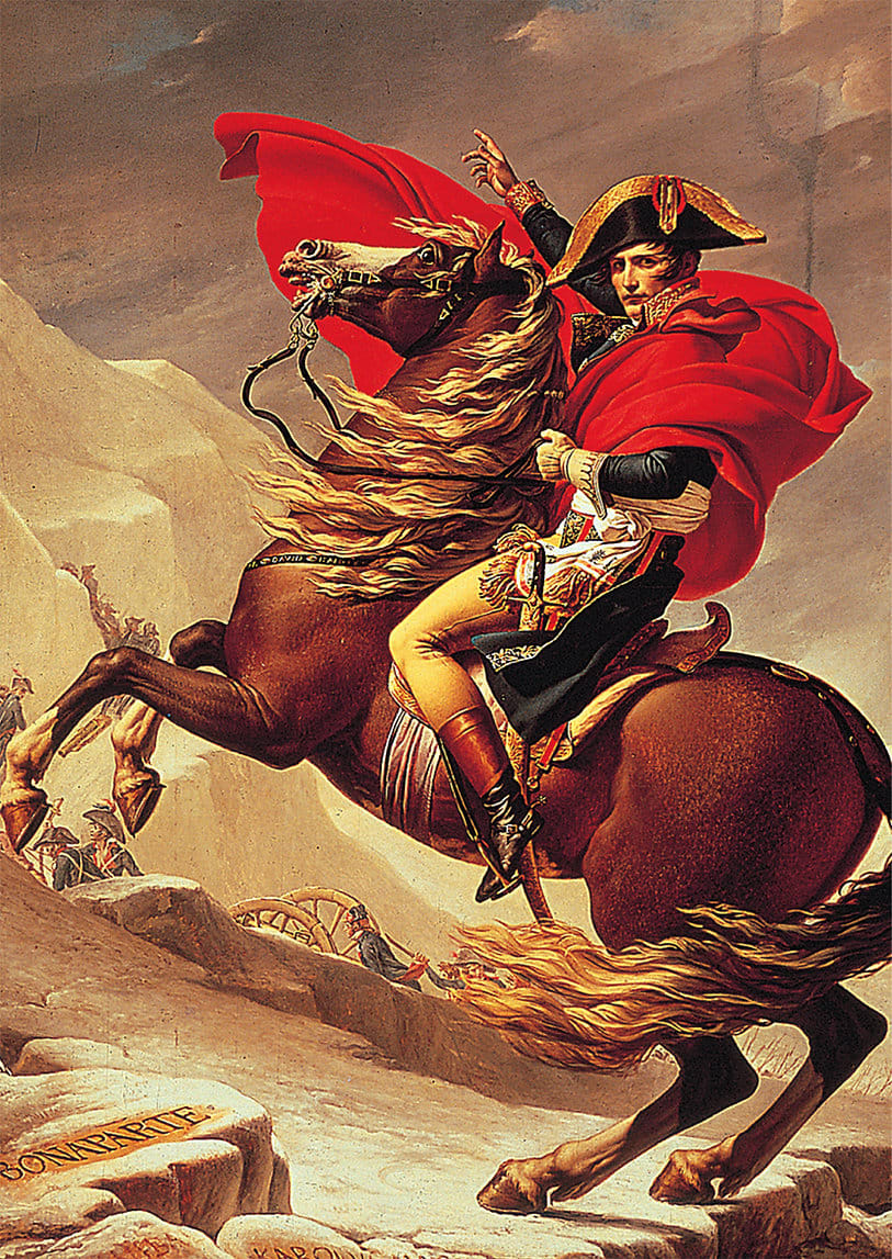 Napoleon Crossing The Alps History