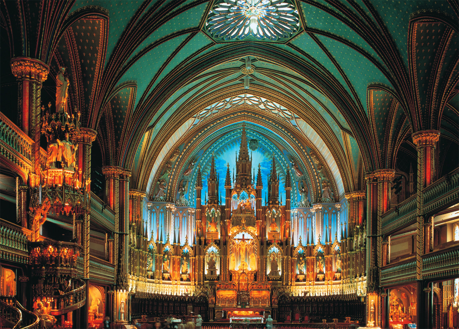 Notre-Dame De Montreal, Canada Landmarks & Monuments Jigsaw Puzzle