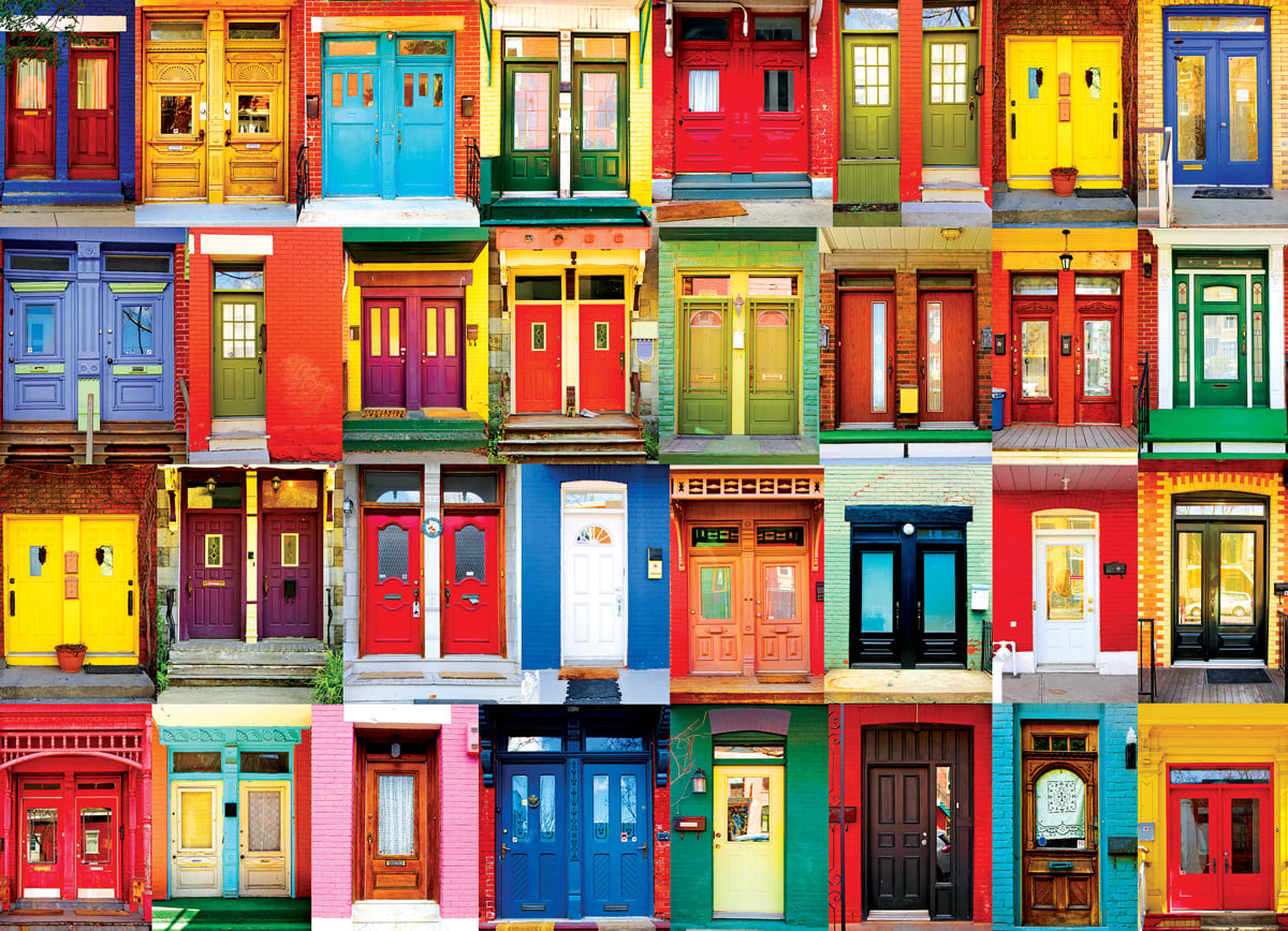 Montreal Doors Pattern & Geometric