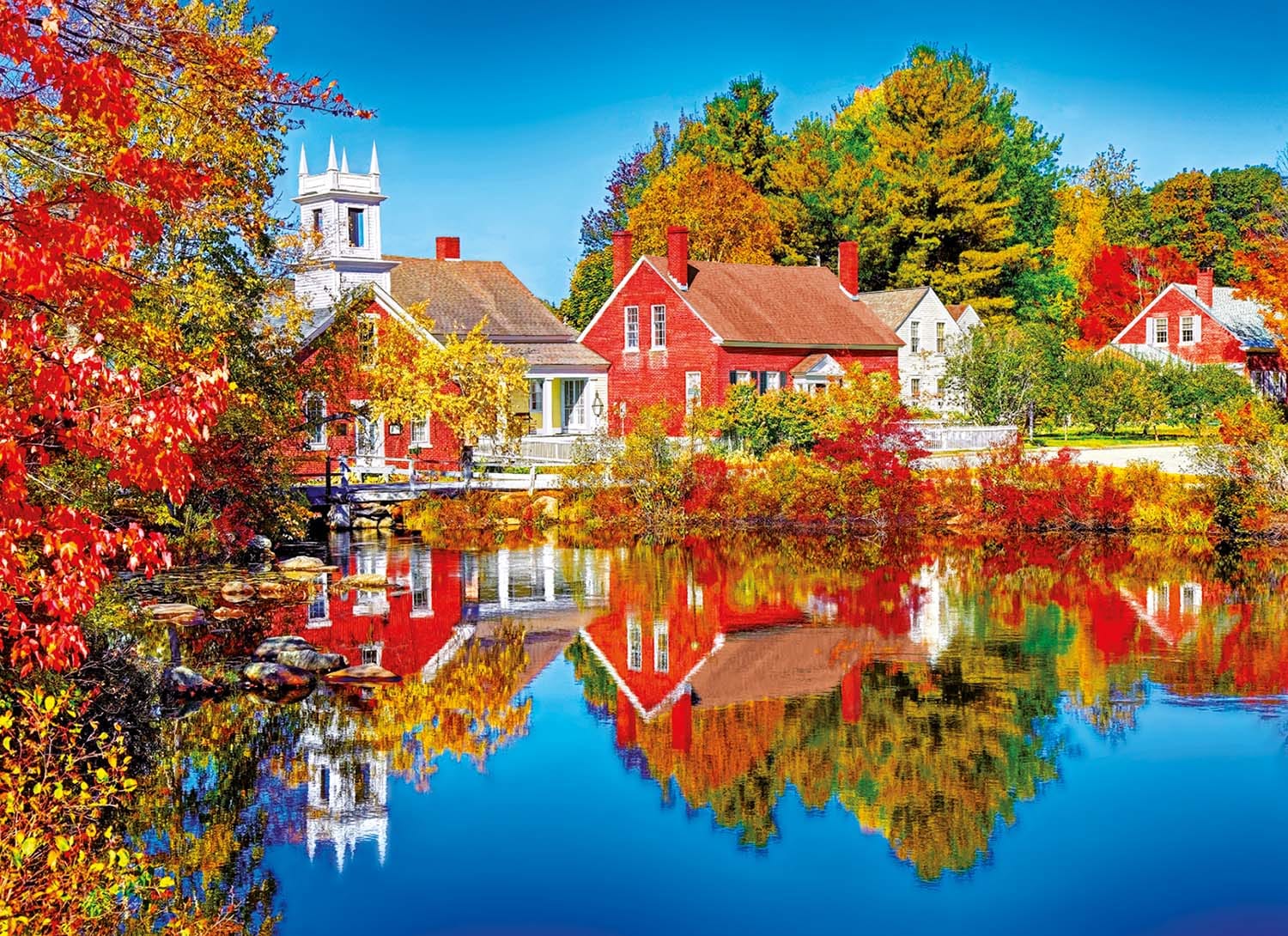 Autumn in Harrisville, New Hampshire Fall