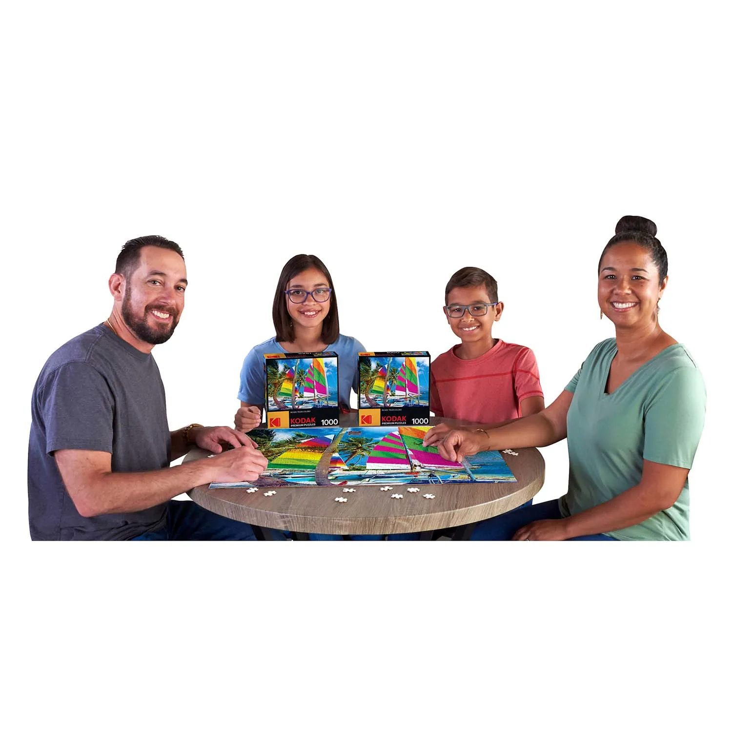 Colorful Sailboats On A Beach