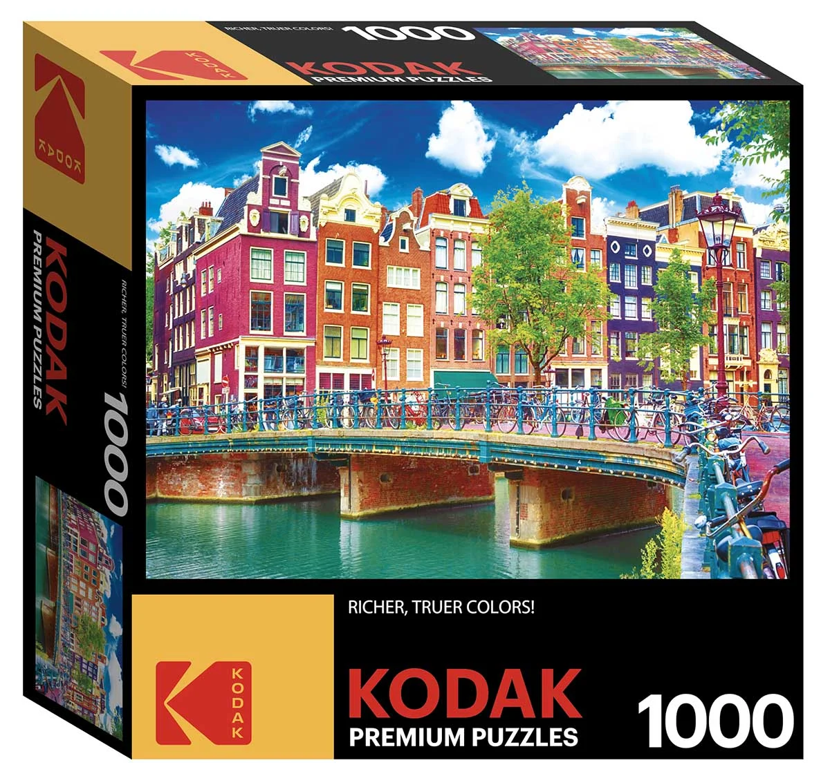 Colorful Waterfront Buildings, Amsterdam