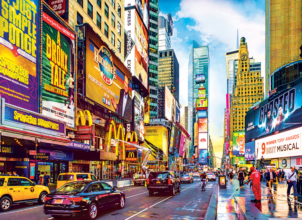 Times Square & 7th Avenue New York Jigsaw Puzzle