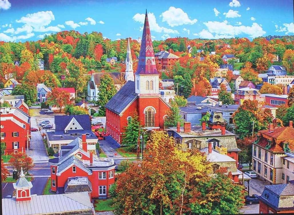 Montpelier, Vermont, Townscape Fall