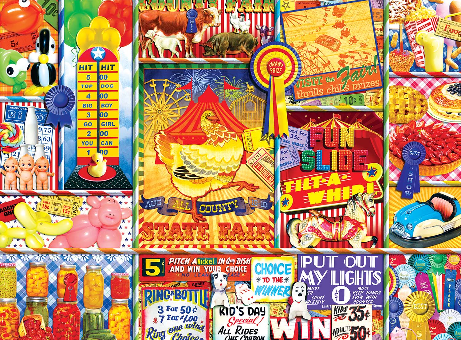 State Fair Carnival & Circus Jigsaw Puzzle