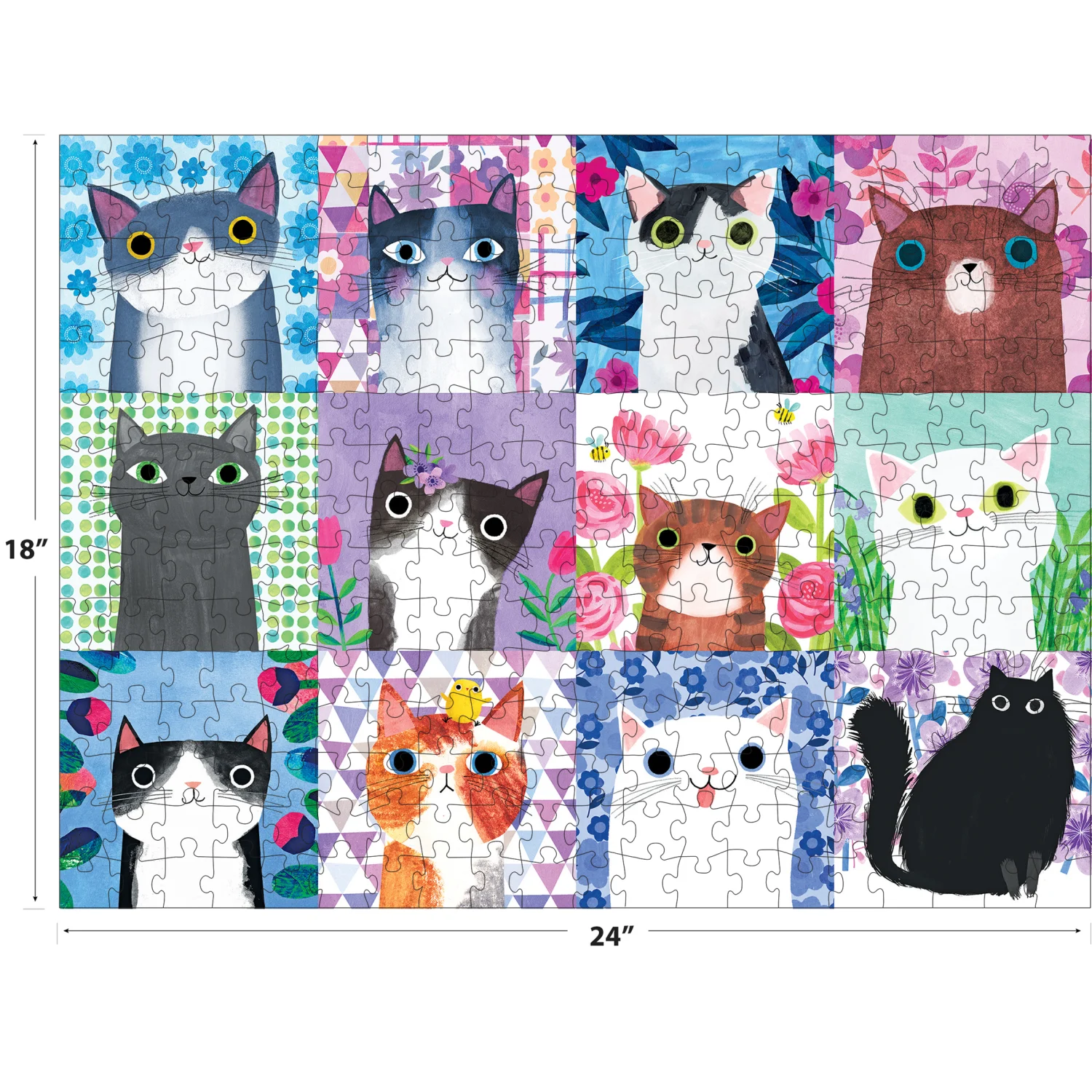 Planet Cat - Floral Cats