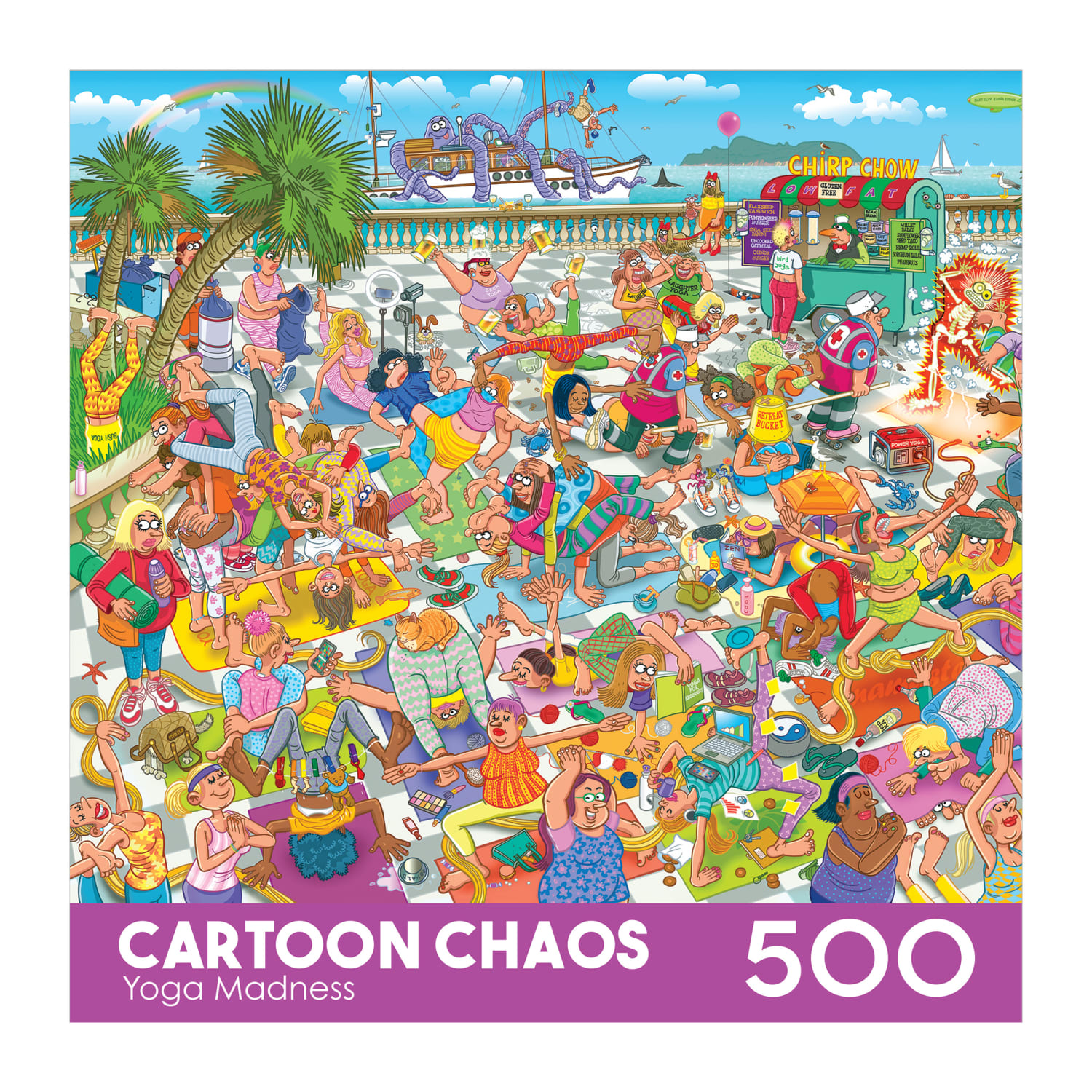 Cartoon Chaos - Yoga Madness Cartoon