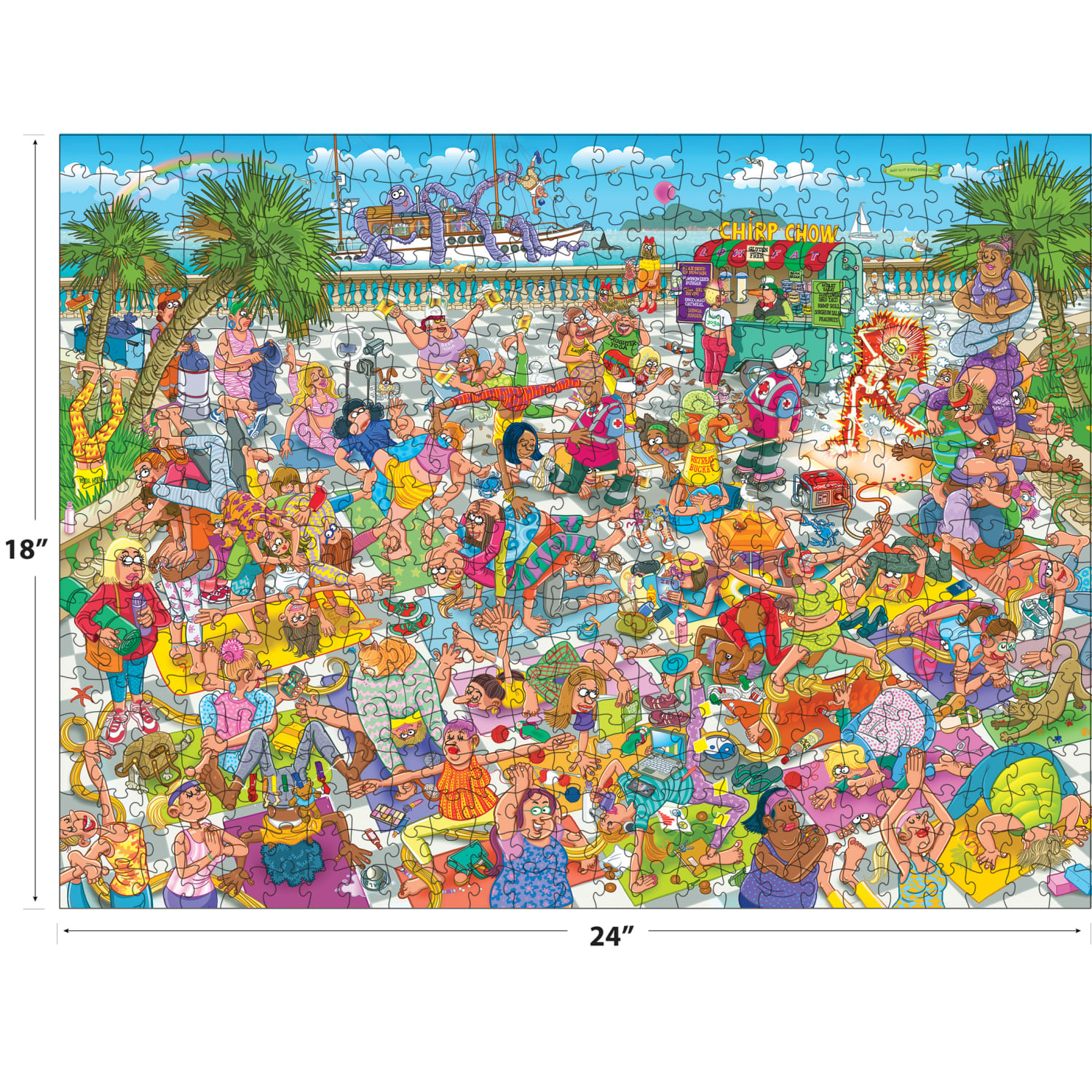 Cartoon Chaos - Yoga Madness