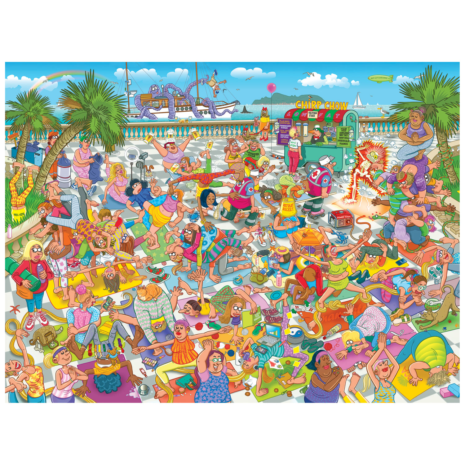 Cartoon Chaos - Yoga Madness