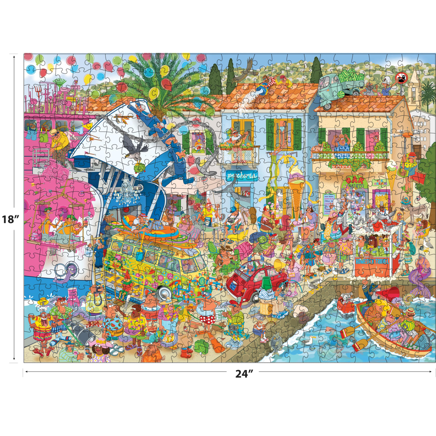 Cartoon Chaos - Harbor Hilarity