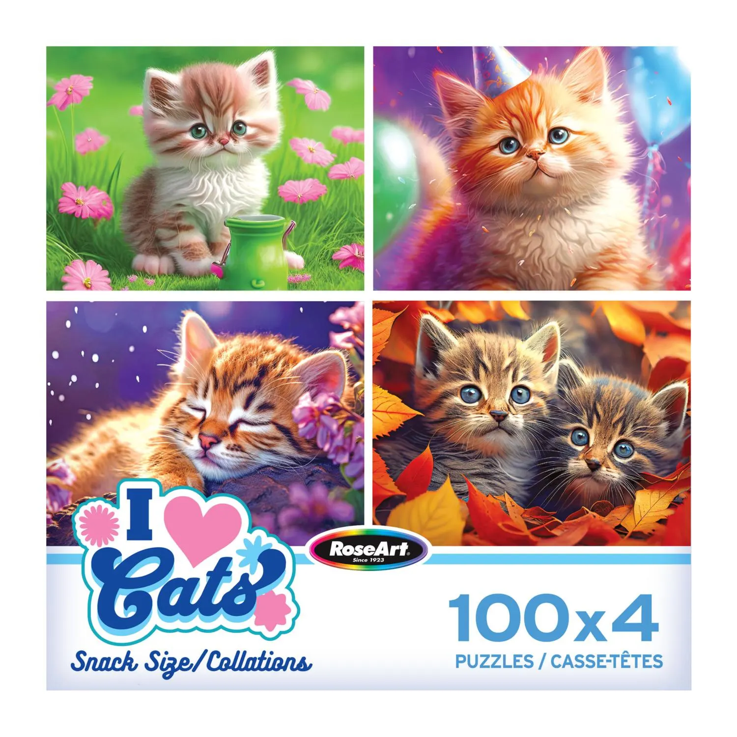 Snack Size 100Pc I Love Cats Cats