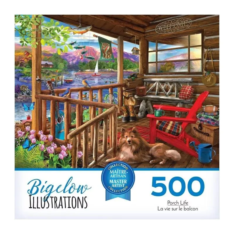 Bigelow Illustrations 500Pc - Porch Life - Scratch and Dent