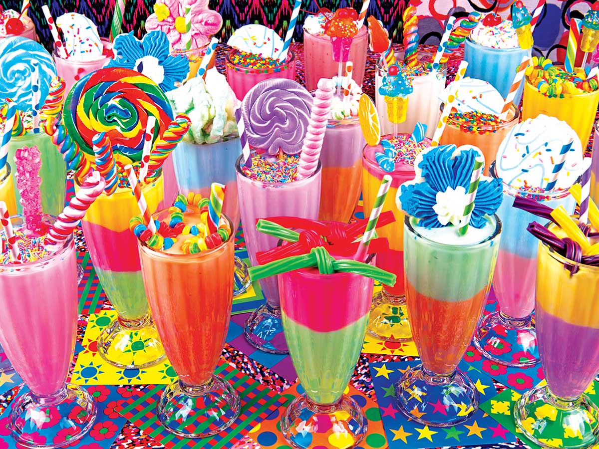 Sugary Shakes Dessert & Sweets Jigsaw Puzzle