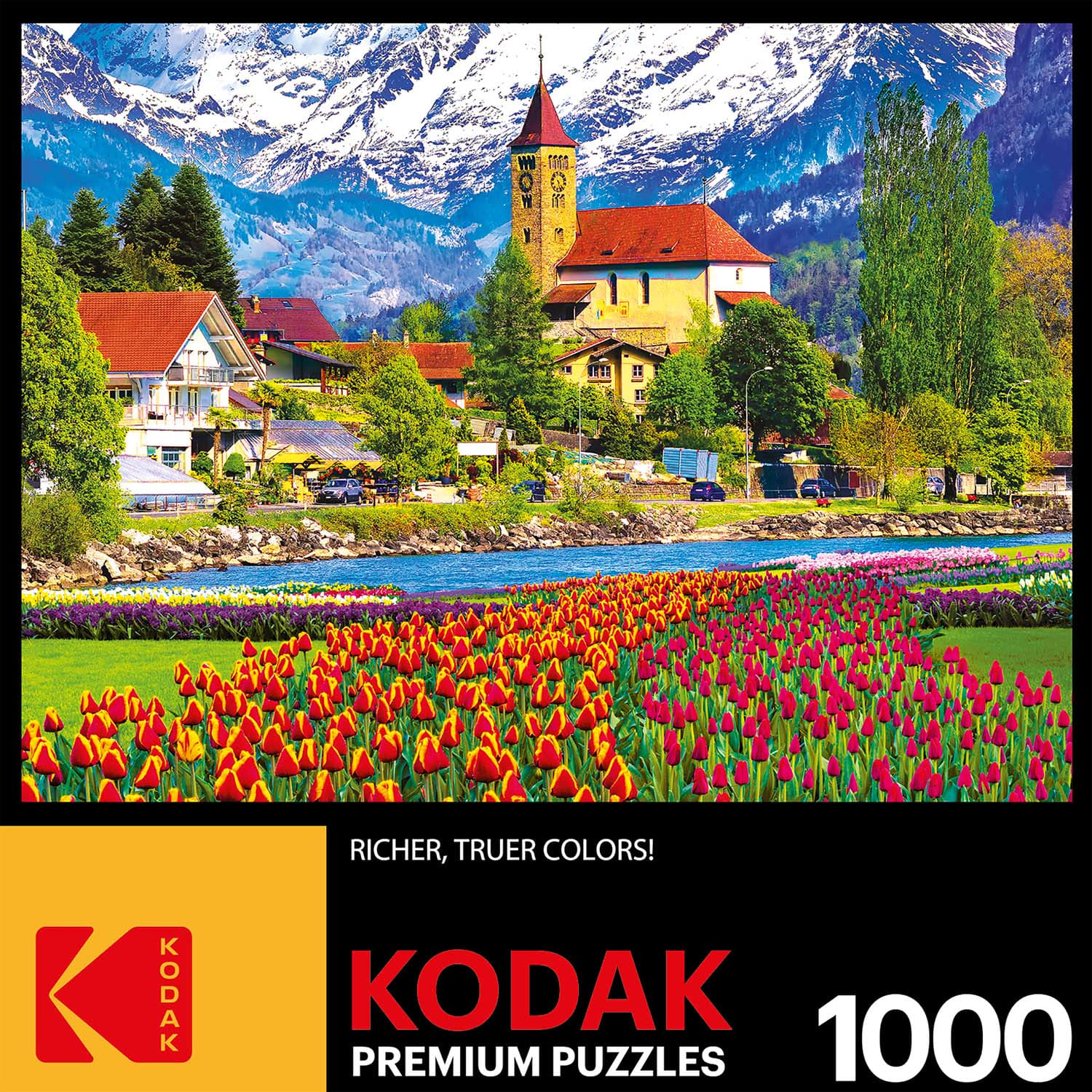 Brienz Town Flowers, Switzerland