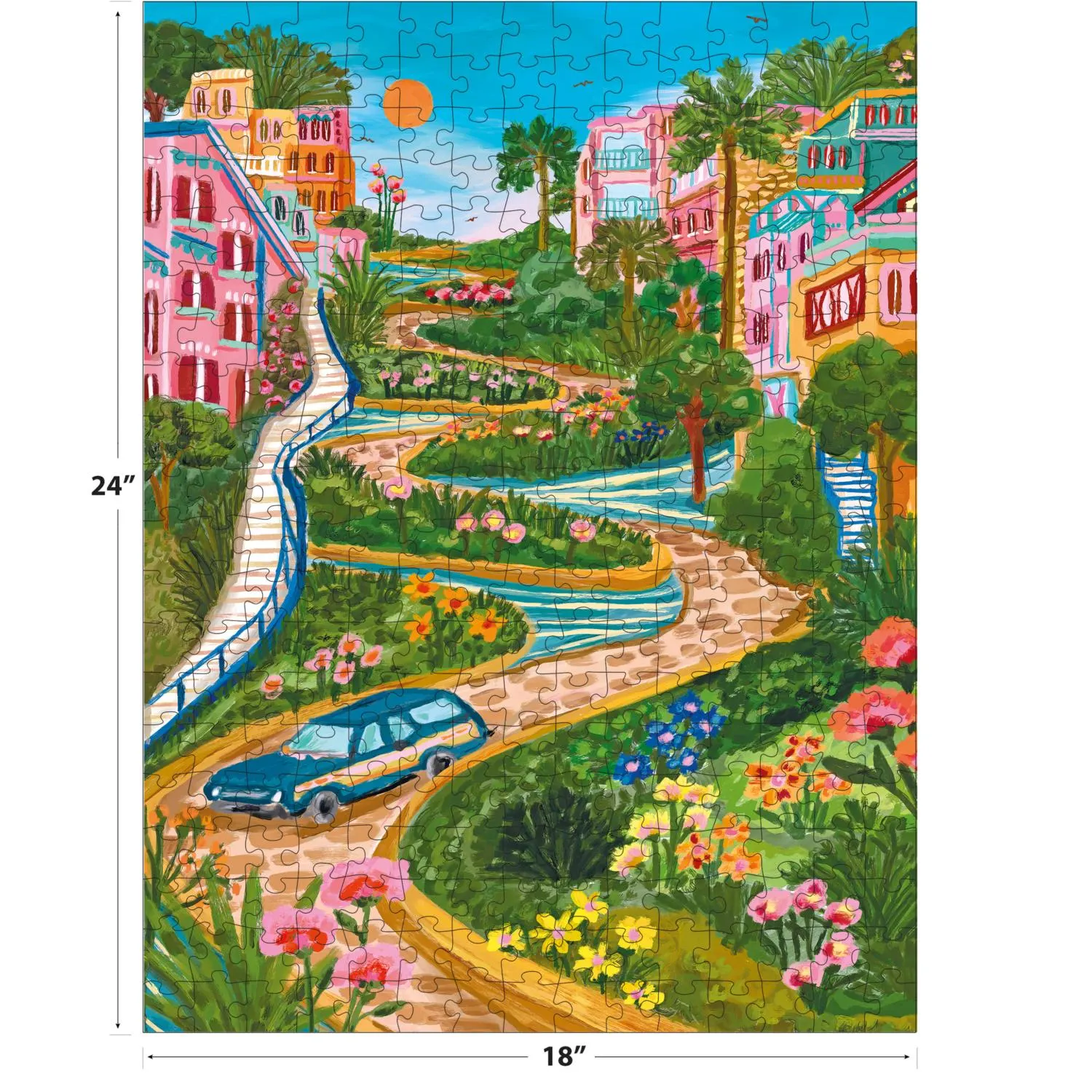 Millie Illustrates- Lombard Street San Francisco