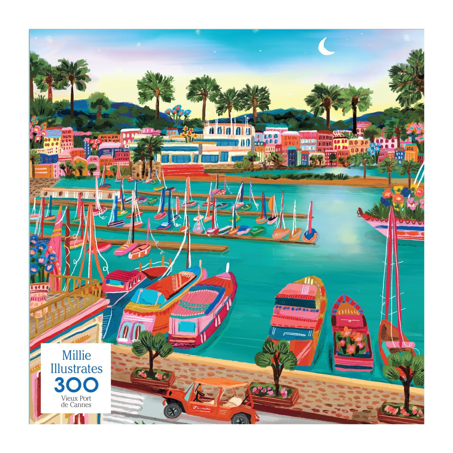 Millie Illustrates  Vieux Port De Cannes Travel