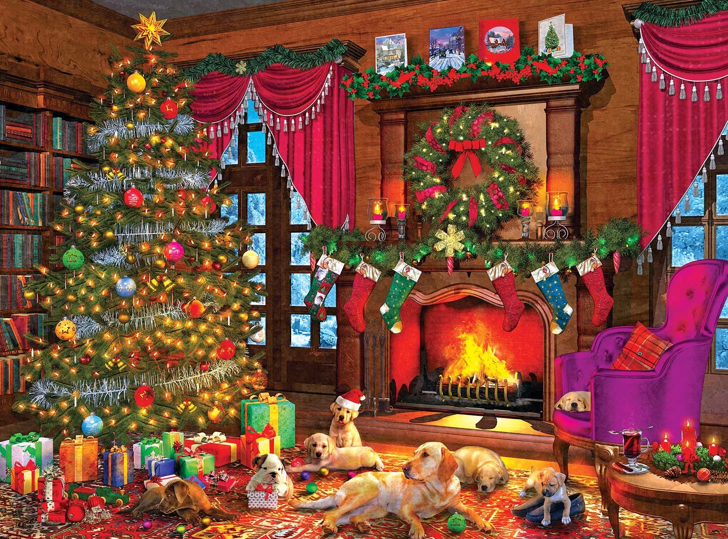 Christmas Puppies Dogs