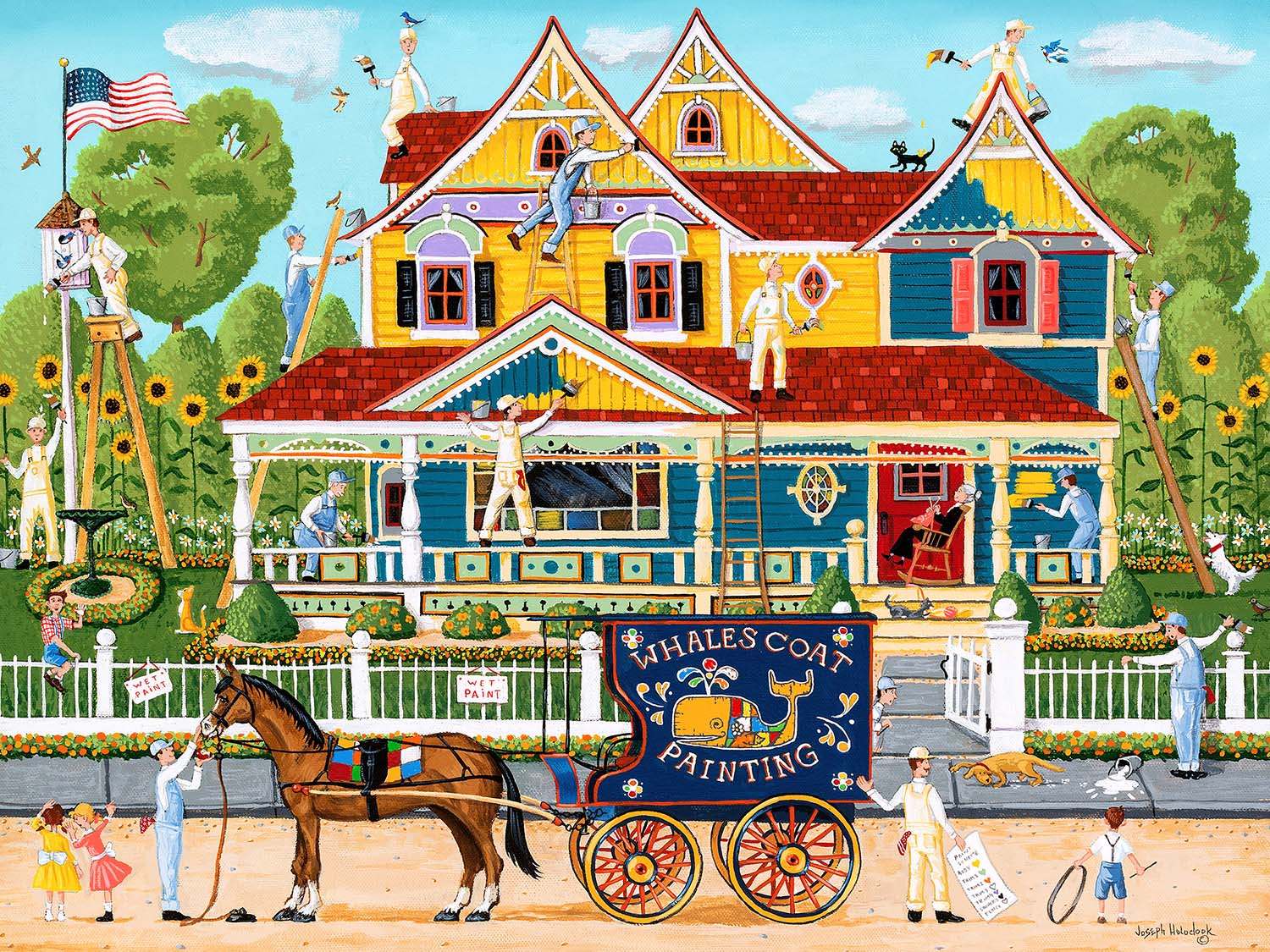 Painted Lady Horse Jigsaw Puzzle