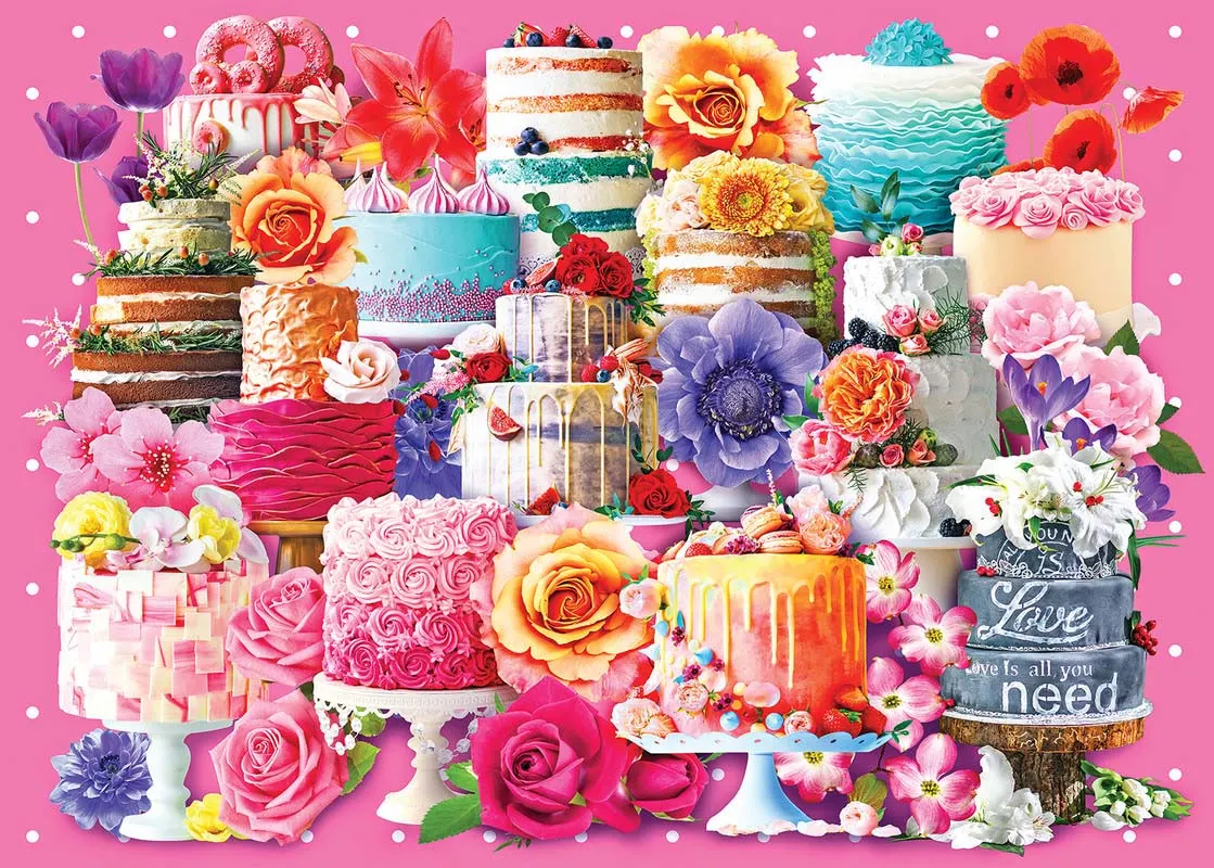 Kodak 3000 pc - Cake and Flowers Dessert & Sweets