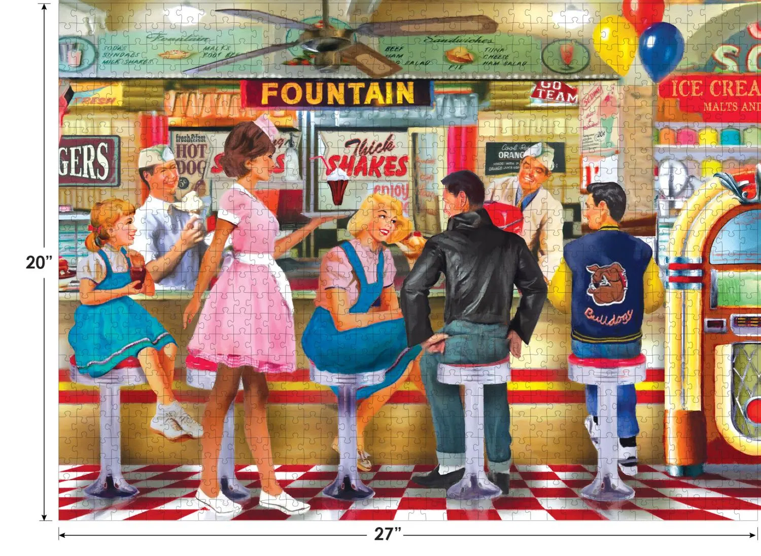 Back To The Past - Ice Cream Parlor - Scratch and Dent