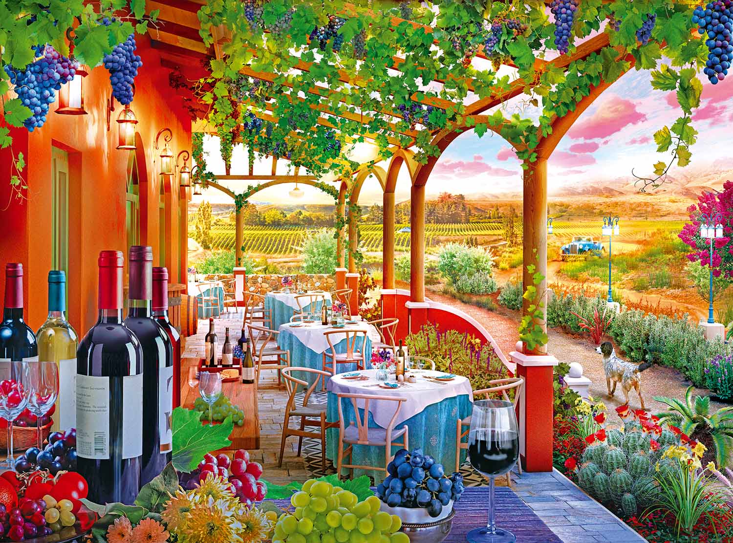 Wine Country Car Jigsaw Puzzle