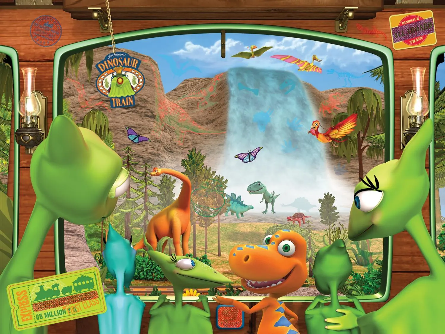 Dinosaur Train Look Closer! 24Pc With Red Reveal - Scratch and Dent Train