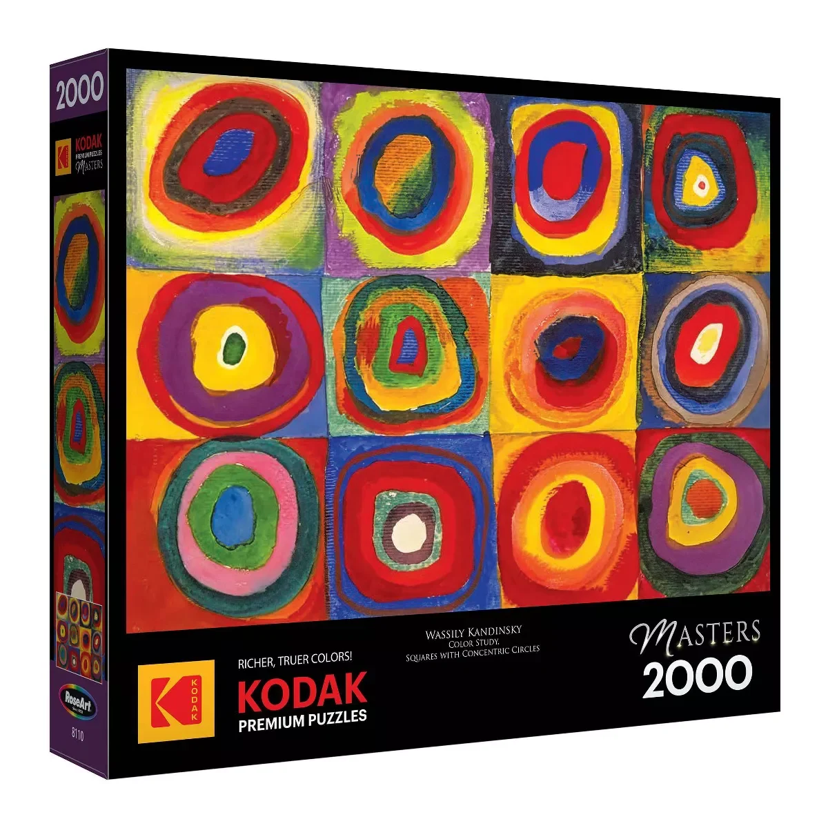 Kodak Master 2000 - Color Study Squares with Concentric Circle