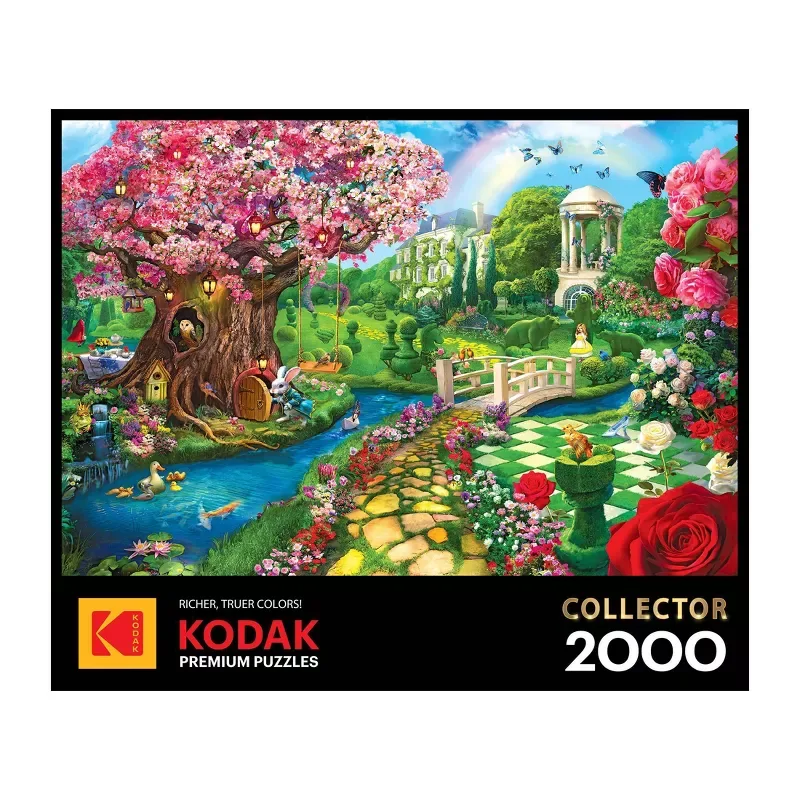 Kodak 2000Pc - Spring Garden (Fairytale Garden) Flower & Garden
