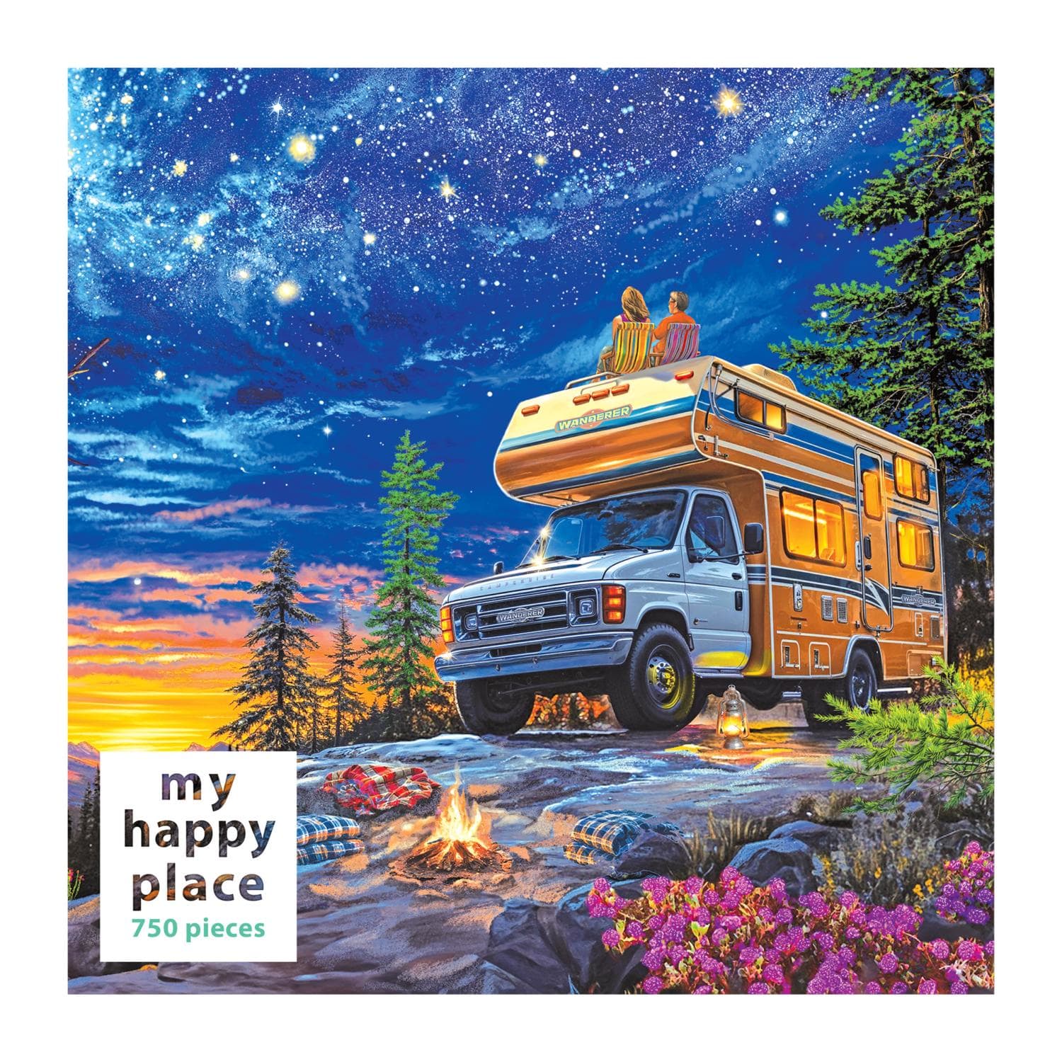 My Happy Place - Camper Night Camping