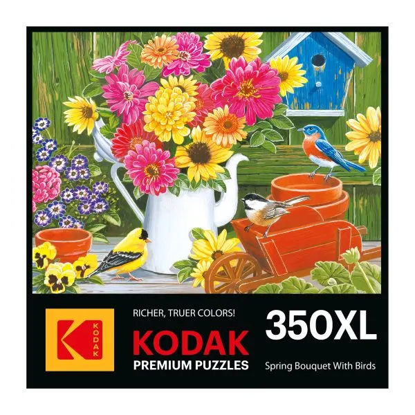 Spring Bouquet With Birds