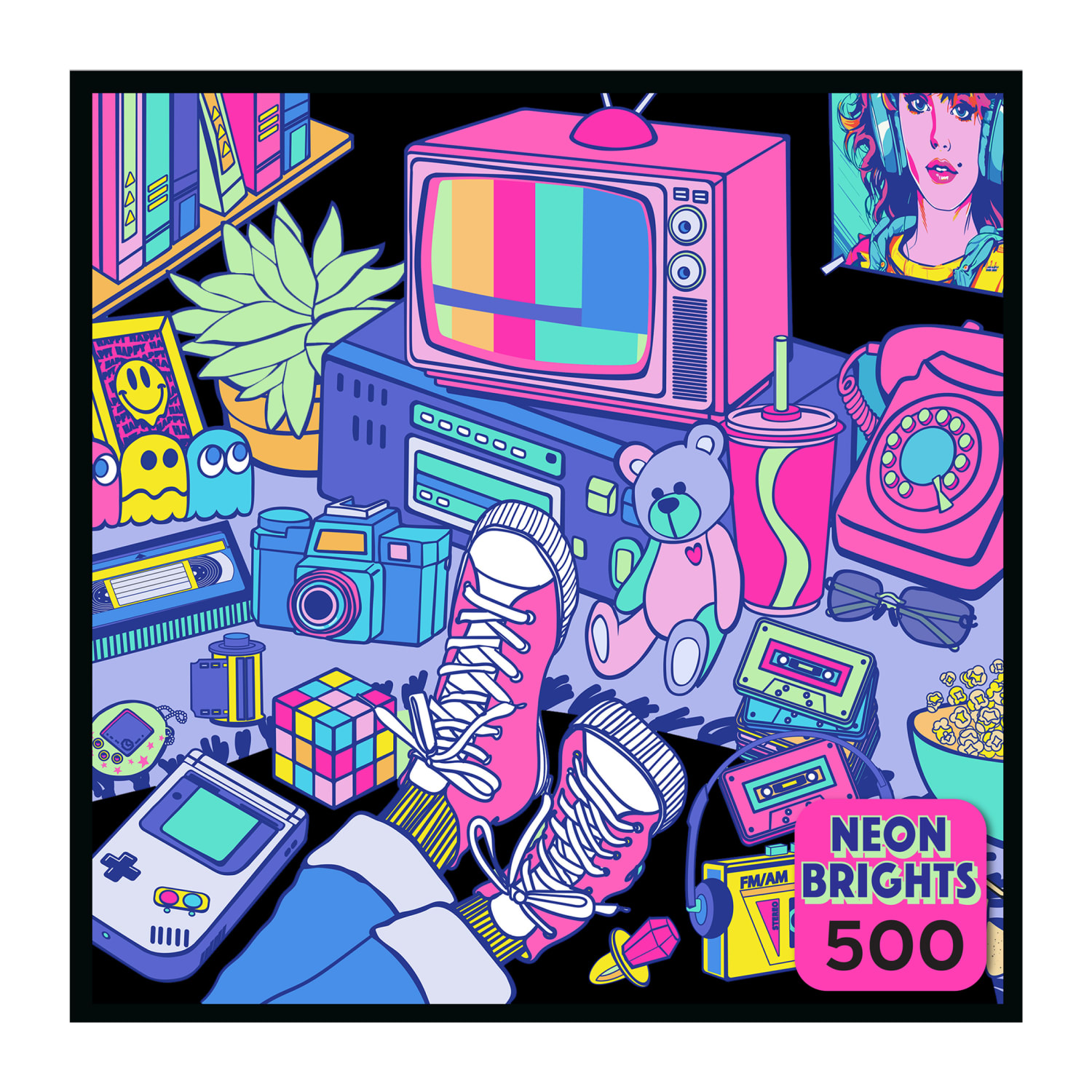 Neon Brights - 1980s Nostalgic & Retro