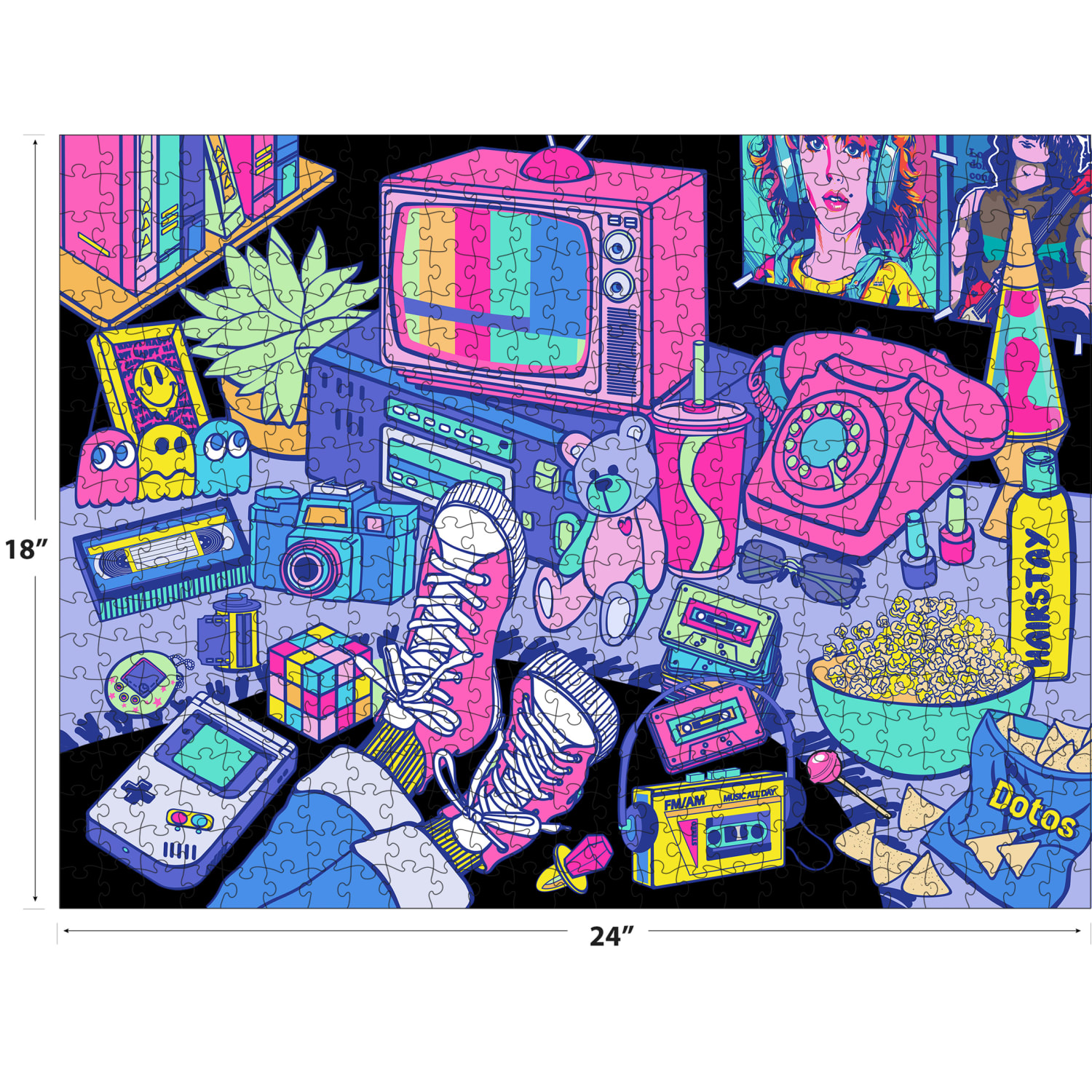 Neon Brights - 1980s